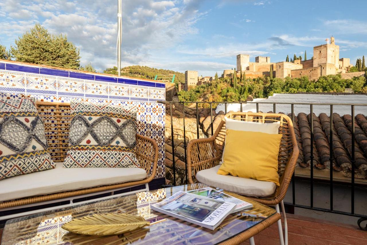 Albaicin Alhambra Views Private Terrace Apartment Granada Luaran gambar